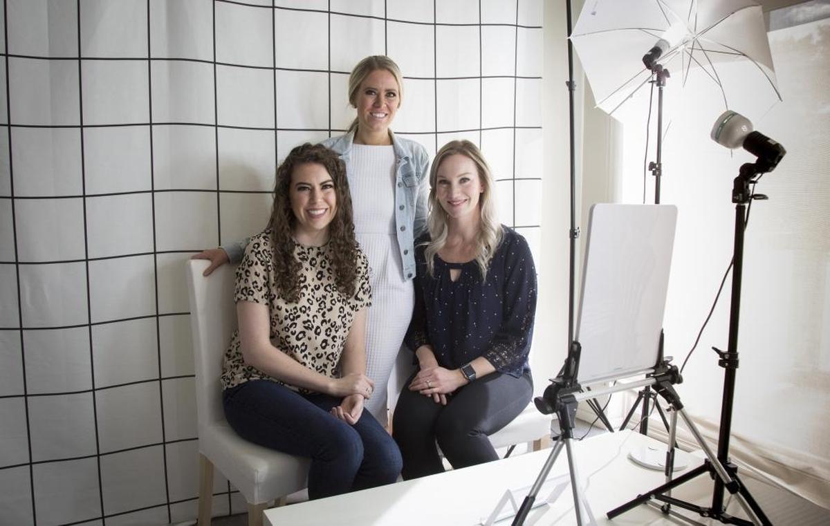Sisters Jesse McKinney, left, and Genie Reece, and partner Amanda Moore started Red Aspen in a 1,200 square foot space Downtown.