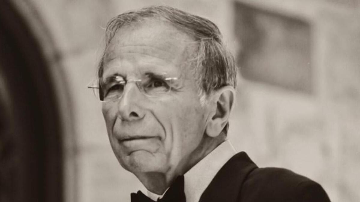 William Agee, in a 2012 photo provided by Suzanne Agee.