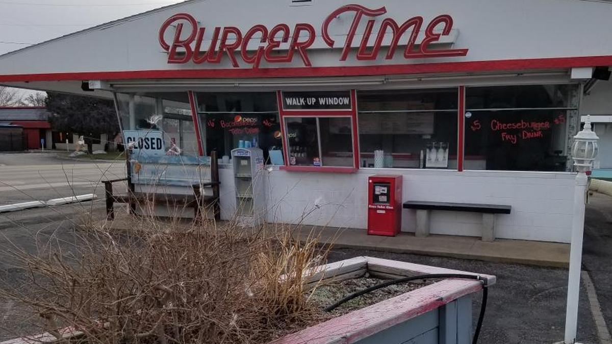 Burger Time, at 1273 S. Orchard Street, closed Saturday without notice after six years in business. Owner Rennie Cloninger declined to say why.