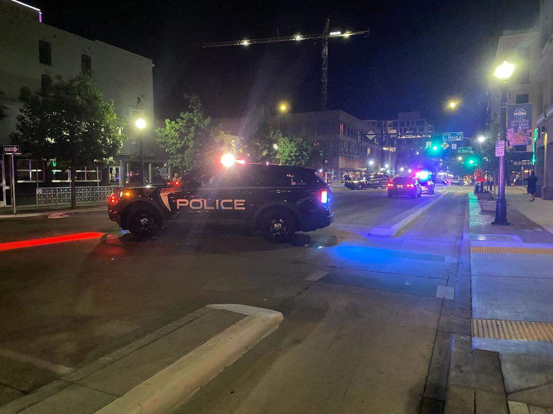 Boise police were investigating a “series of serious crashes” Saturday evening in downtown Boise.