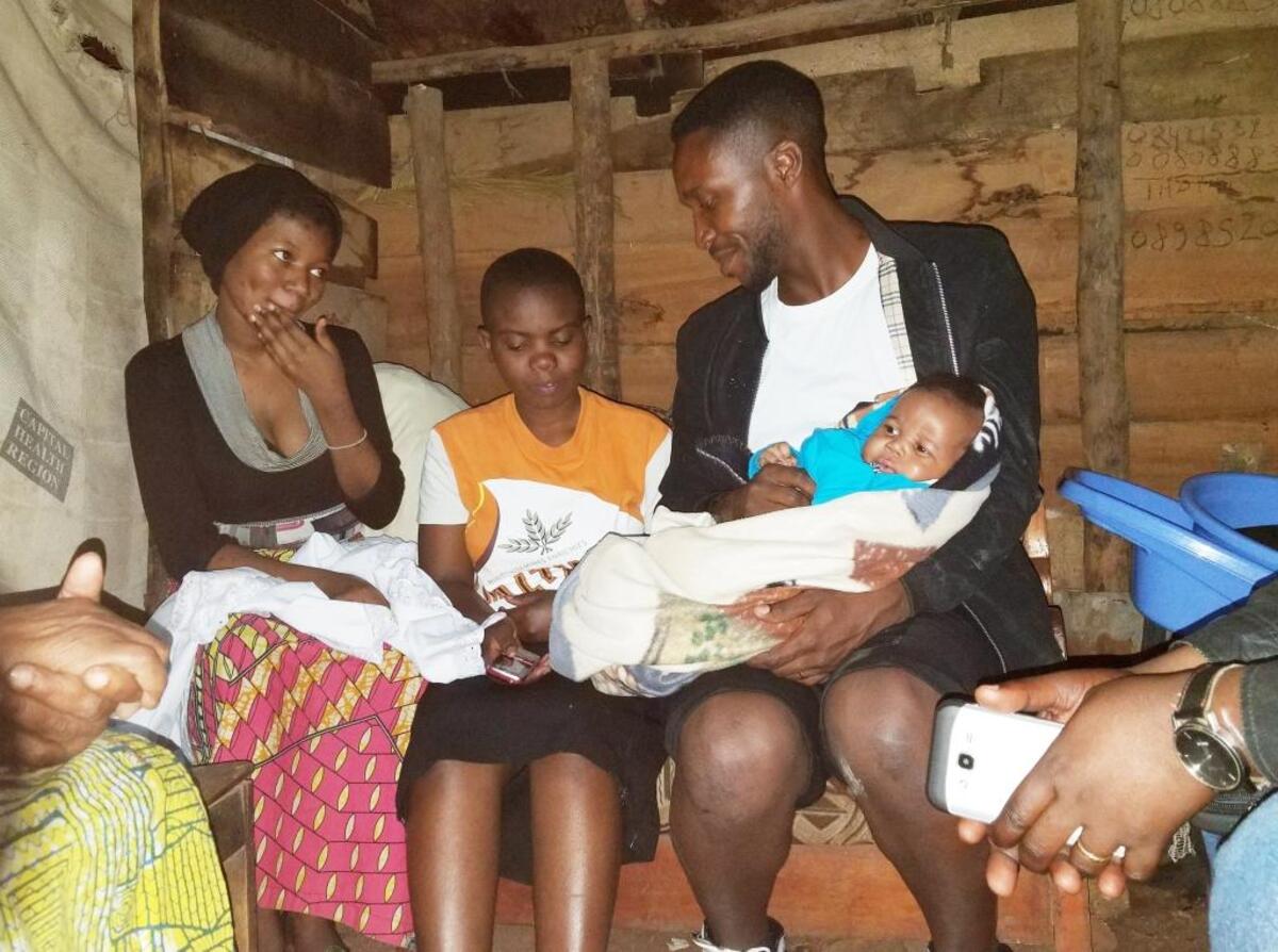 Fidel Nshombo, right, returned to the Democratic Republic of the Congo with about $2,000 in donations from Boiseans. With that, he arranged for the release of new mothers, who weren't allowed to leave the hospital until they paid their bills.