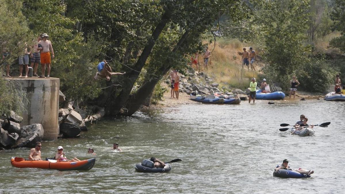 With the Labor Day holiday and above normal temperatures, the Boise River was a popular place to be on the final day of operations at Barber Park’s float season on Monday Sept. 4, 2017.