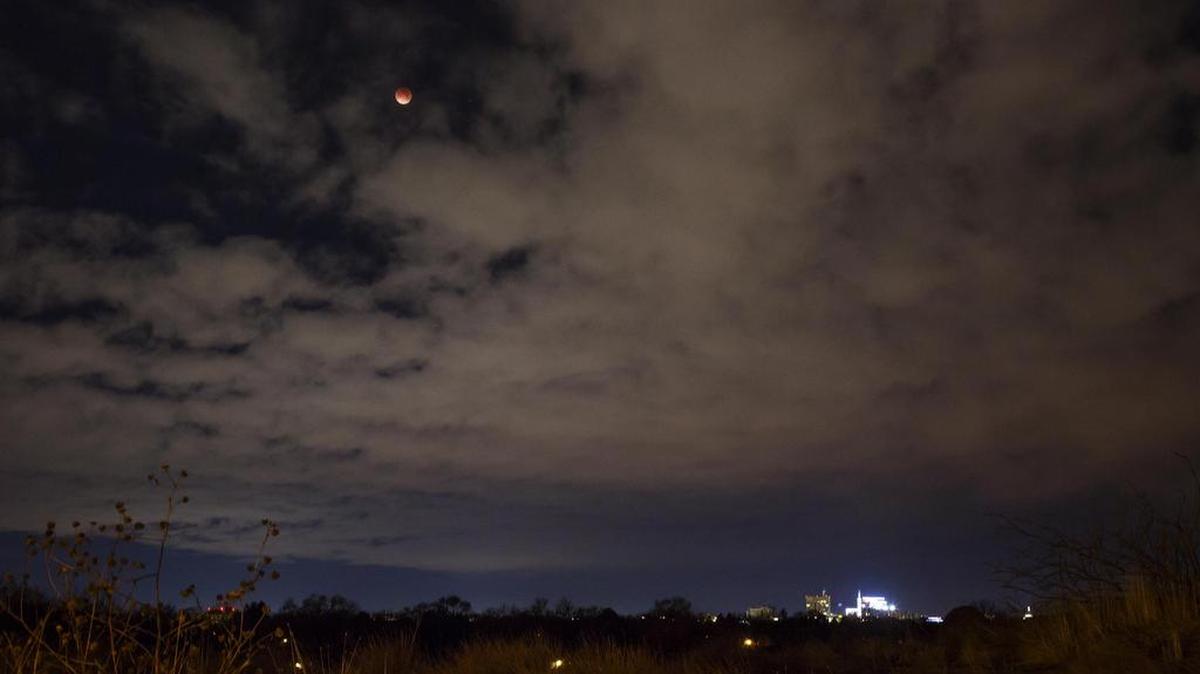 The rare Super Blue Blood Moon could be seen over Boise for short time early Wednesday. Clouds prevented Treasure Valley residents from seeing the full lunar eclipse.