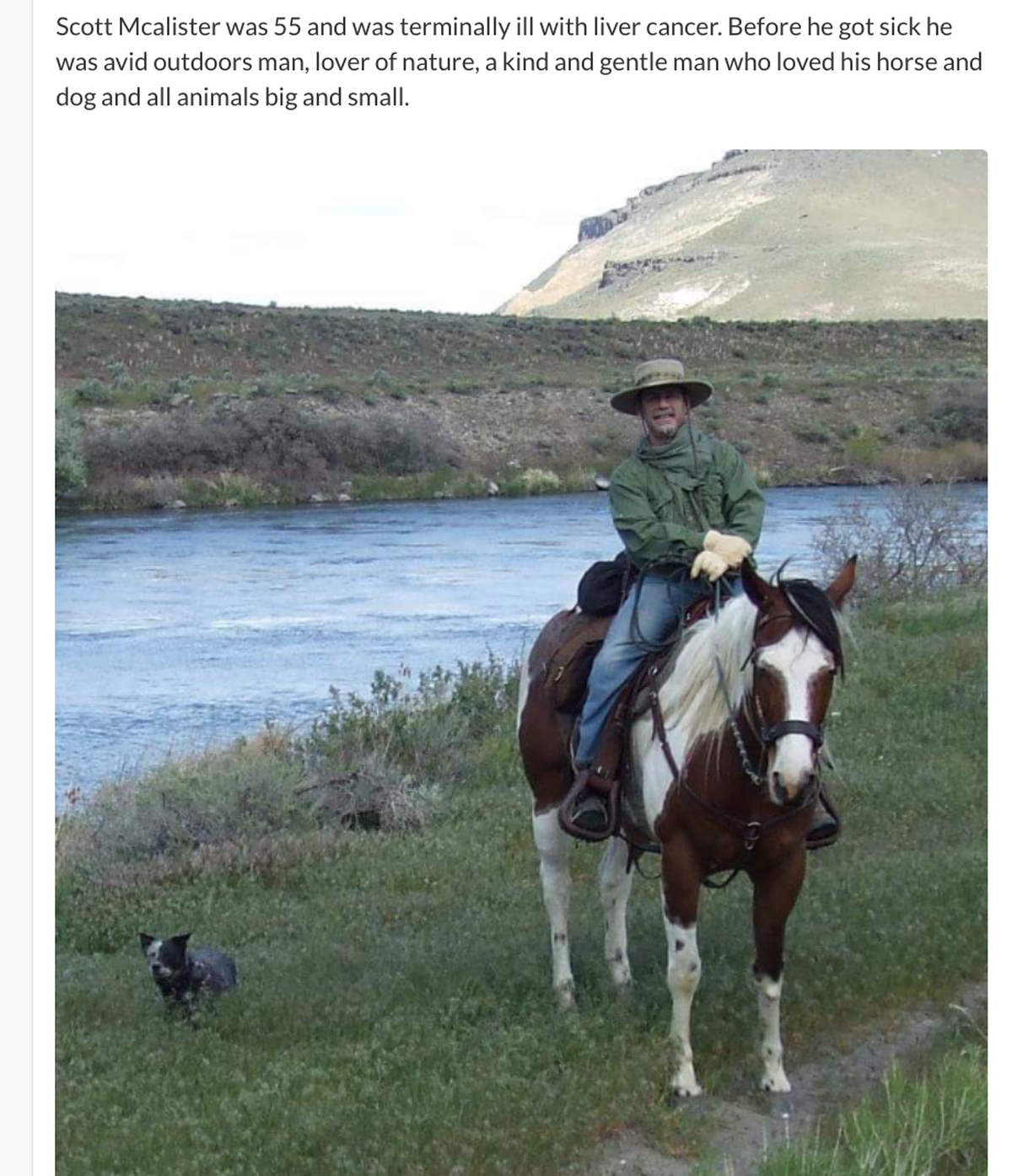 Scott McAlister died after a fire and home invasion at his Meridian home. Scott was an avid outdoorsman and had an affinity for animals, his family said. His nieces lovingly referred to him as “an animal whisperer.”