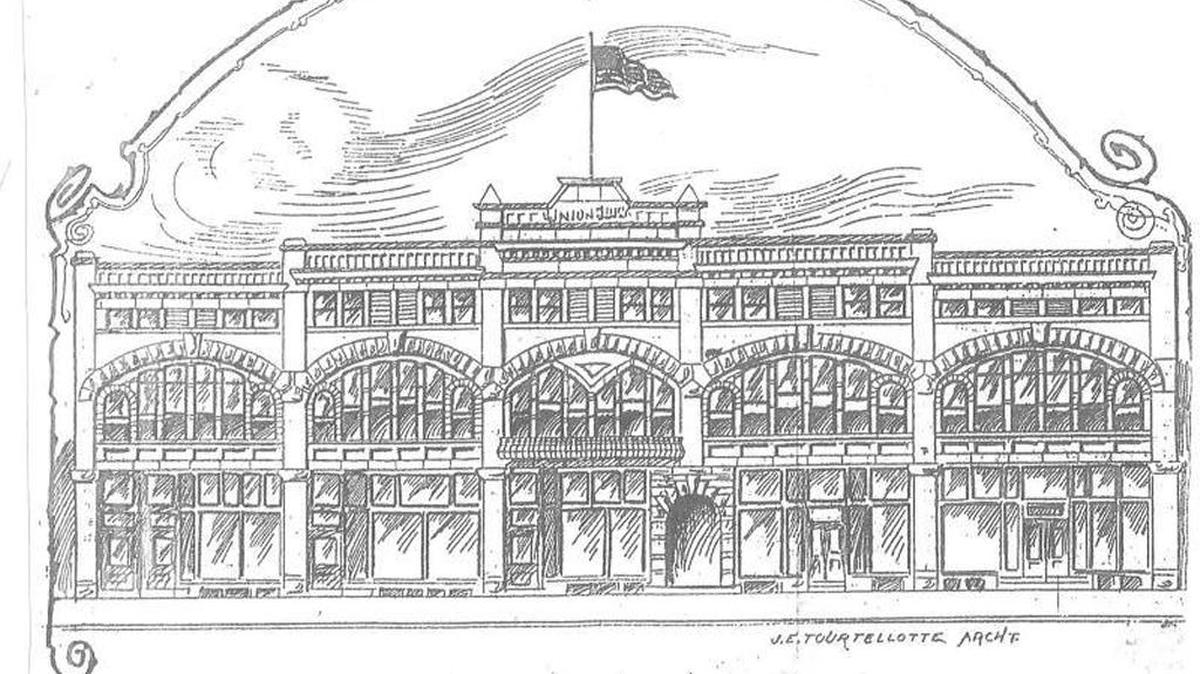 J.E. Tourtellotte’s Union Block is a landmark still with us.