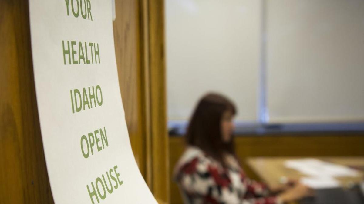Amanda Davison, a Your Health Idaho-certified agent, staffed an open house Saturday at the Boise Public Library to help people find out about their tax credits, health insurance options and insurance costs.