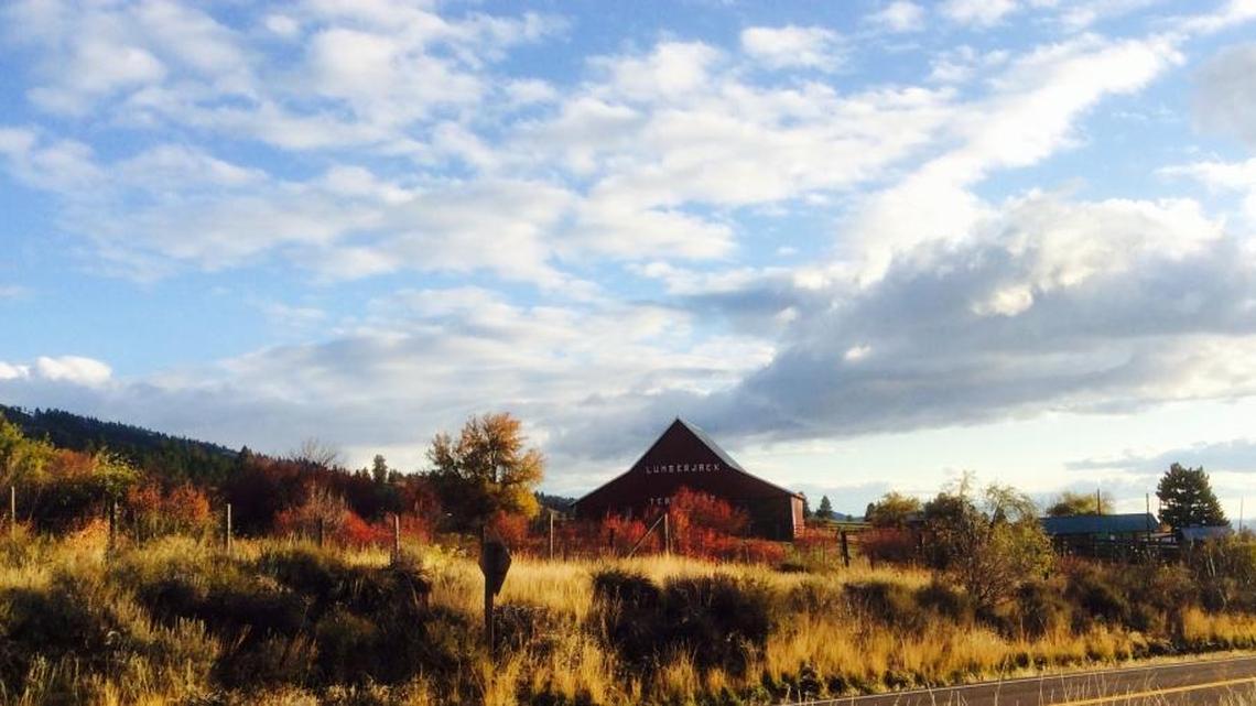 The Yantis family’s barn just north of Council, as seen Tuesday.