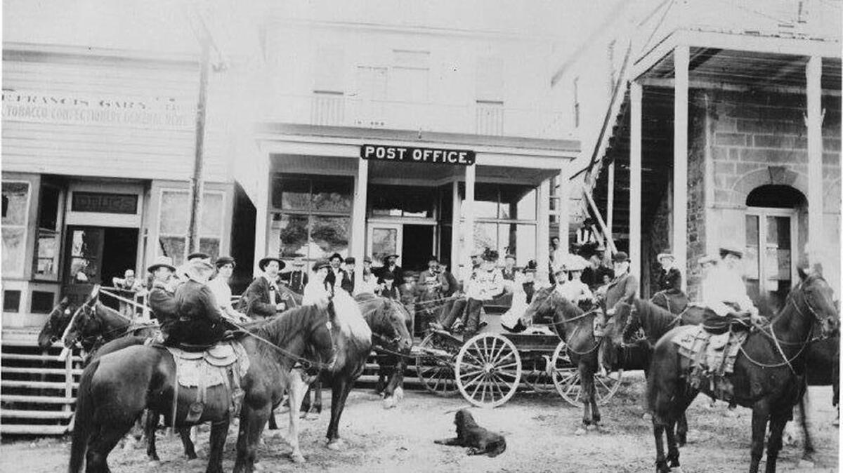 Silver City folks wait for the mail coach to arrive, and hope it hasn’t been robbed yet again.