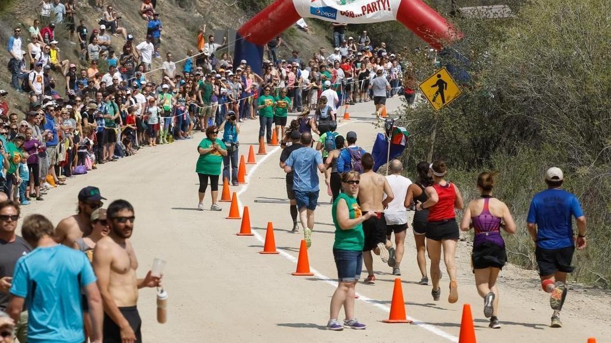 More than 2,400 runners and walkers took part in the annual Race to Robie half marathon from Fort Boise to Robie Creek on Saturday, April 18, 2015.