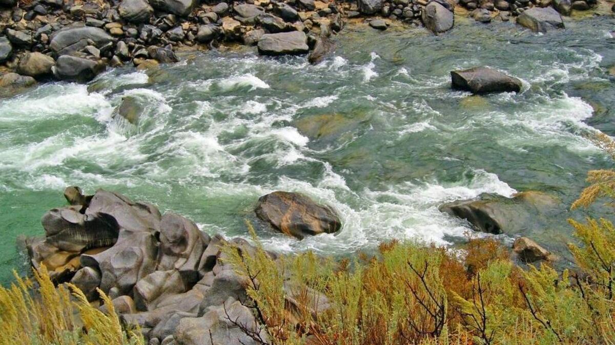 The Payette River is a popular rafting spot.