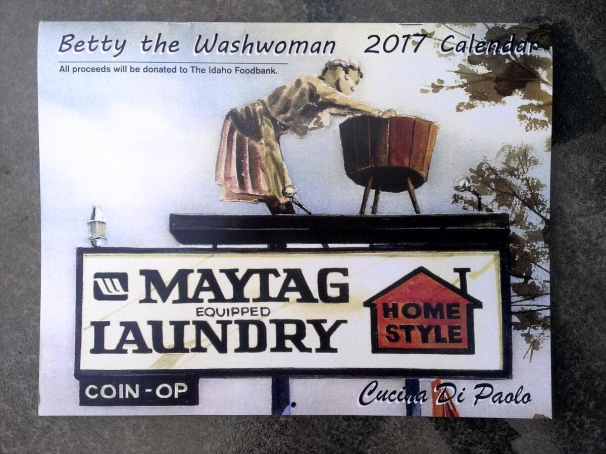 The cover of the 2017 Betty Calendar produced by Cucina di Paolo and friends. Sales of the $20 calendar will benefit the Idaho Foodbank.