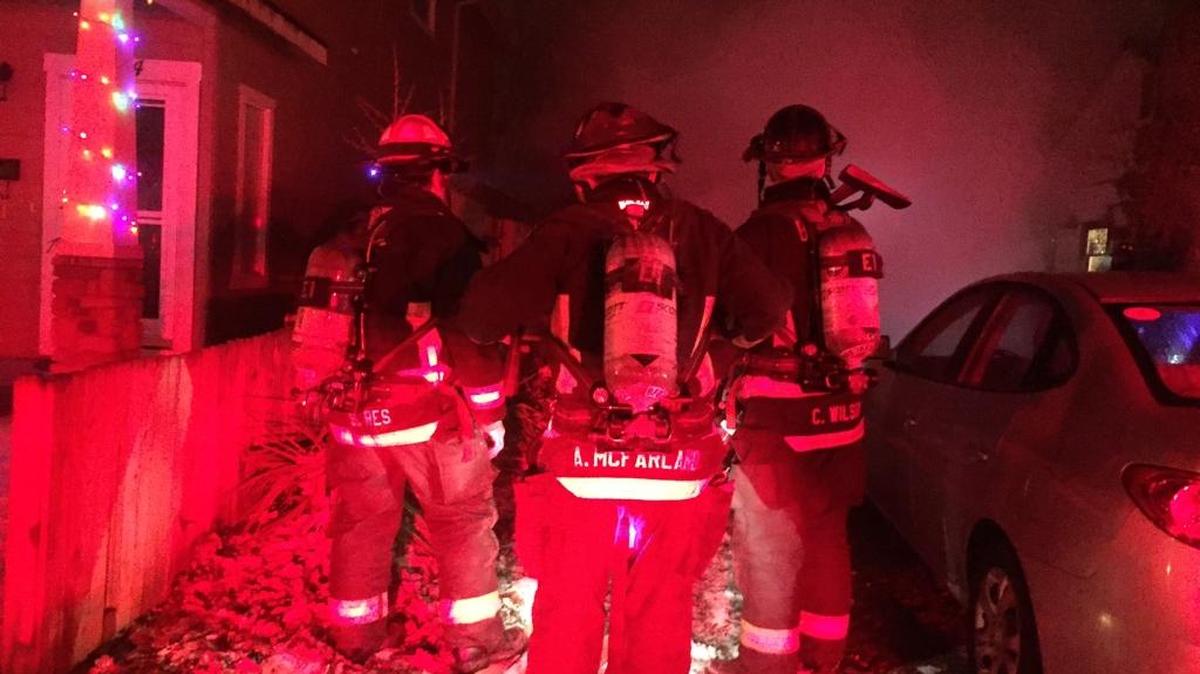 Boise firefighters put out a house fire in the 1800 block of North 30th Street on Thursday night.