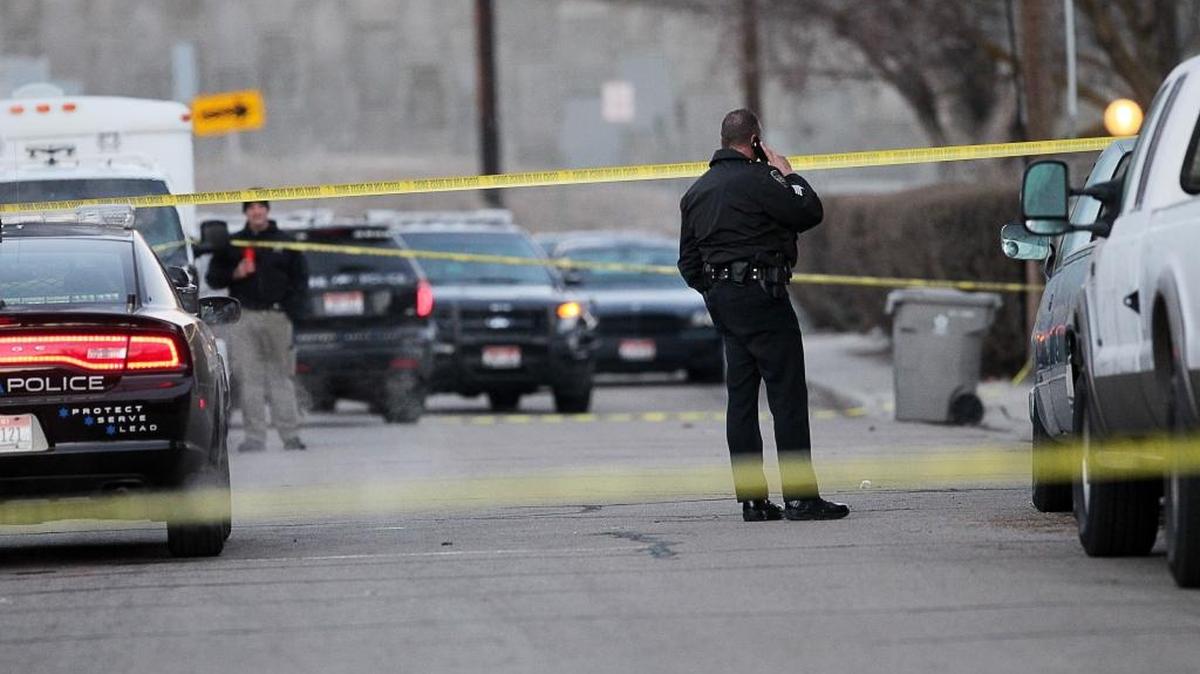 The scene of a Feb. 16 shooting in which a Boise police officer killed a man at a house on Malad Street on the Boise Bench. The officer was cleared of wrongdoing in the incident.