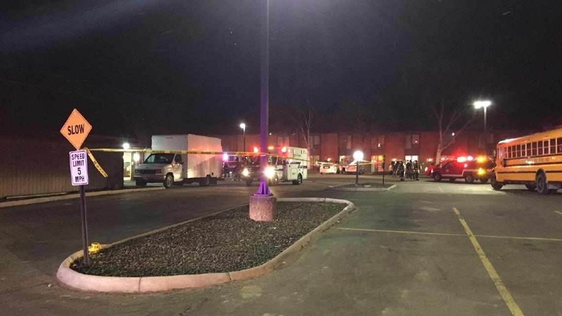 Boise Fire Department responded to a laundry room fire at the Riverside Hotel about 9 p.m. Thursday.