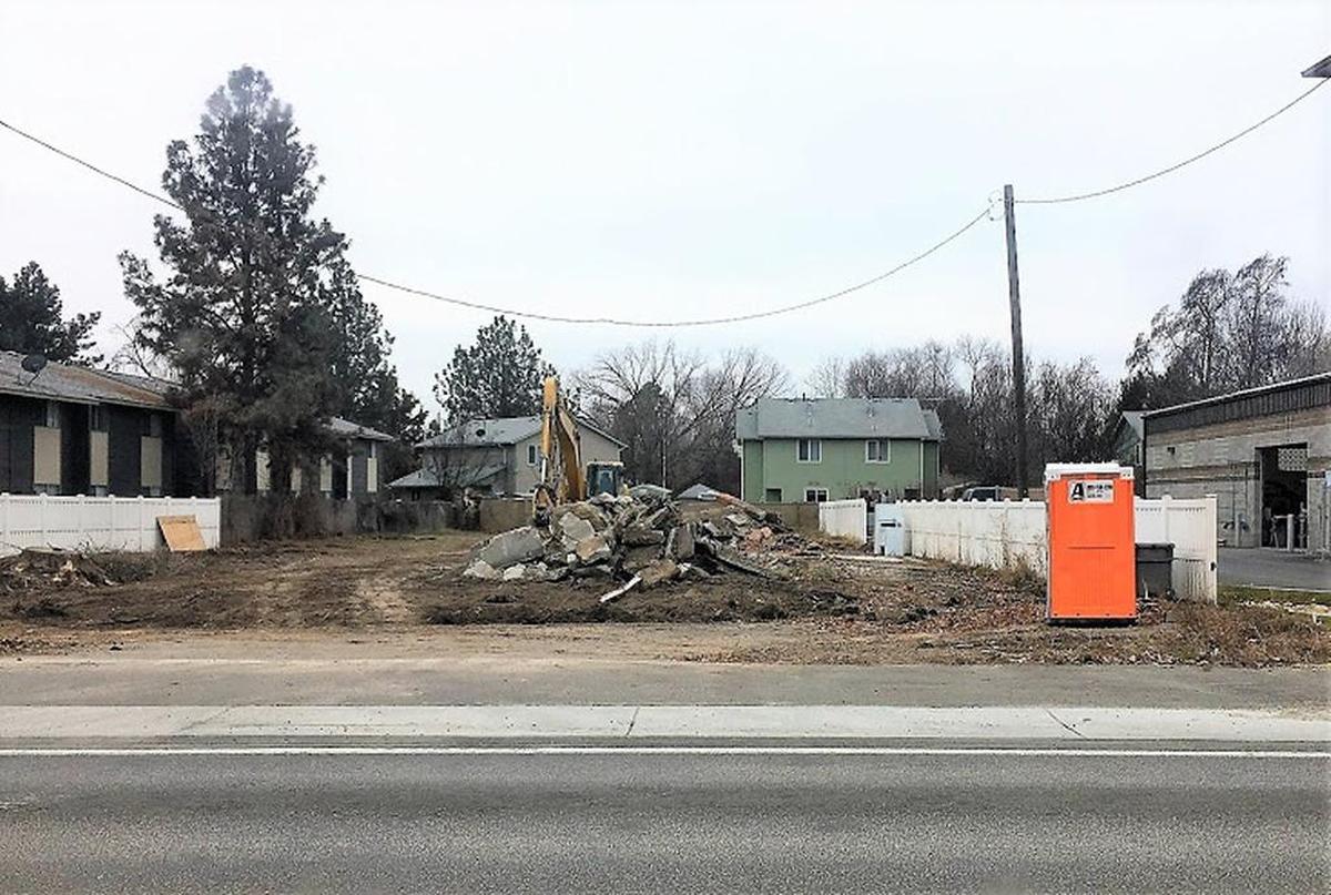 Demolition complete.