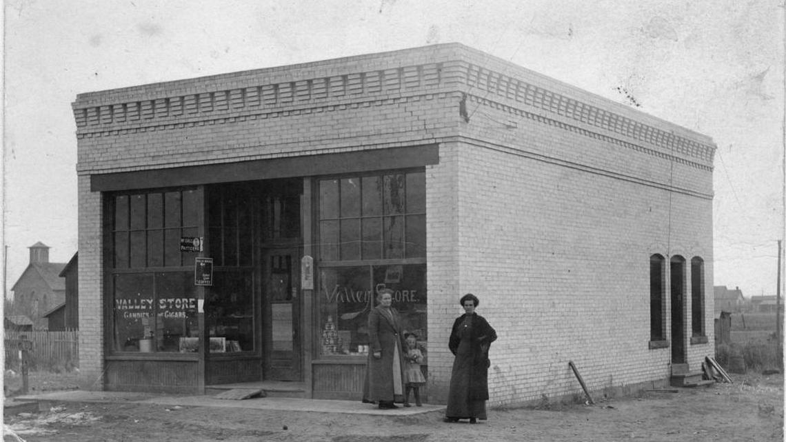 Ustick Mercantile, once a thriving neighborhood hub. Boisean June Fitzgerald provided this undated photo. Her family owned and operated the store when she was a child. This photo was taken around 1918, said Fitzgerald.