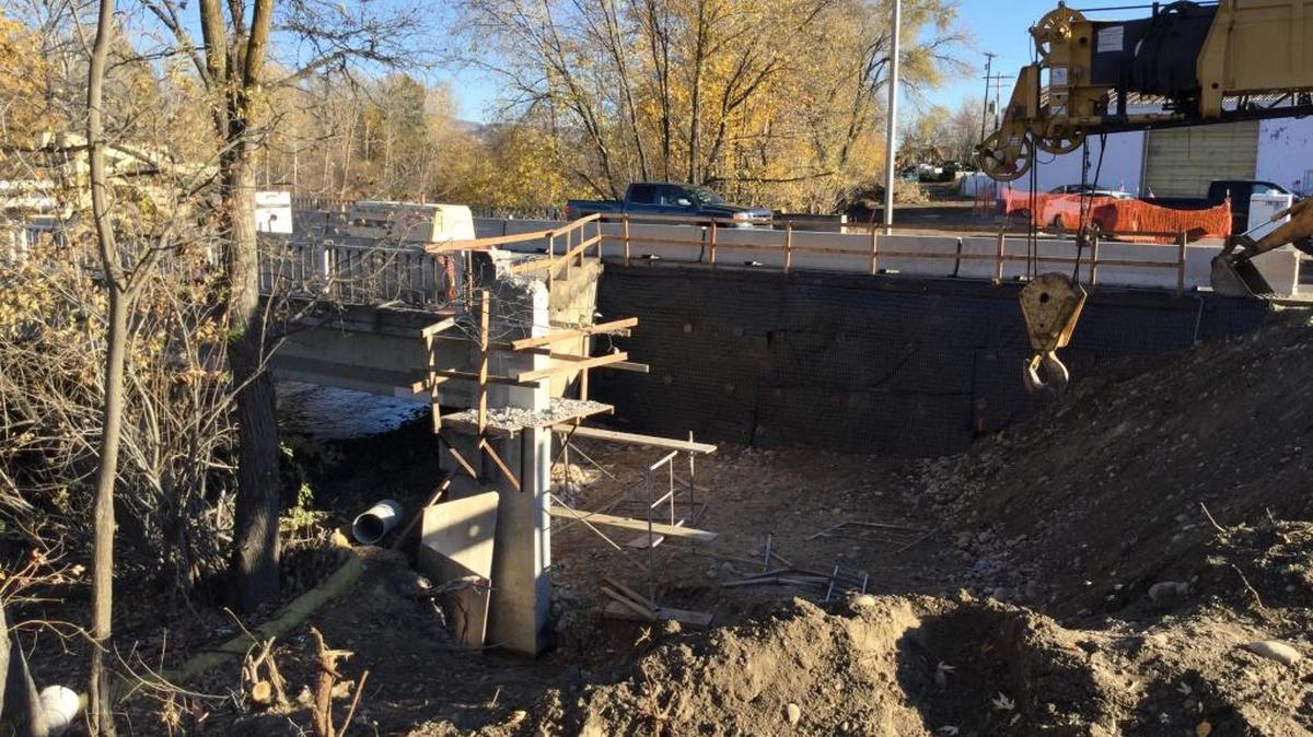 Boise firm Concrete Placing Company is digging a tunnel under Main Street just east of Joe’s Crab Shack as part of a new section of the Boise River Greenbelt project.