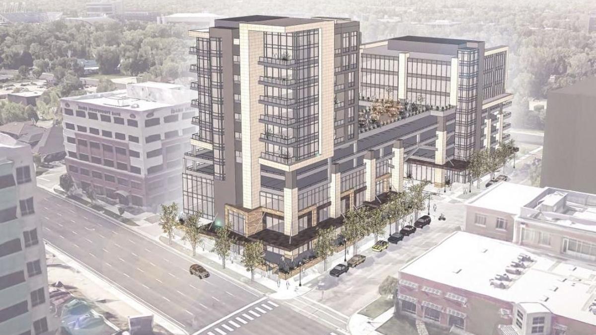 Boise Planning and Zoning Commissioners said Boise City Councilman and Capital City Development Corp. Commissioner Scot Ludwig’s project in Downtown’s Central Addition would be too tall, and a proposed skybridge across Broad Street would be out of character with the area. The commission denied Ludwig’s application Monday.
