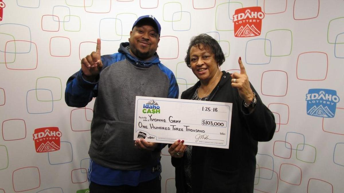 Yvonne Gray with her son, Alex.