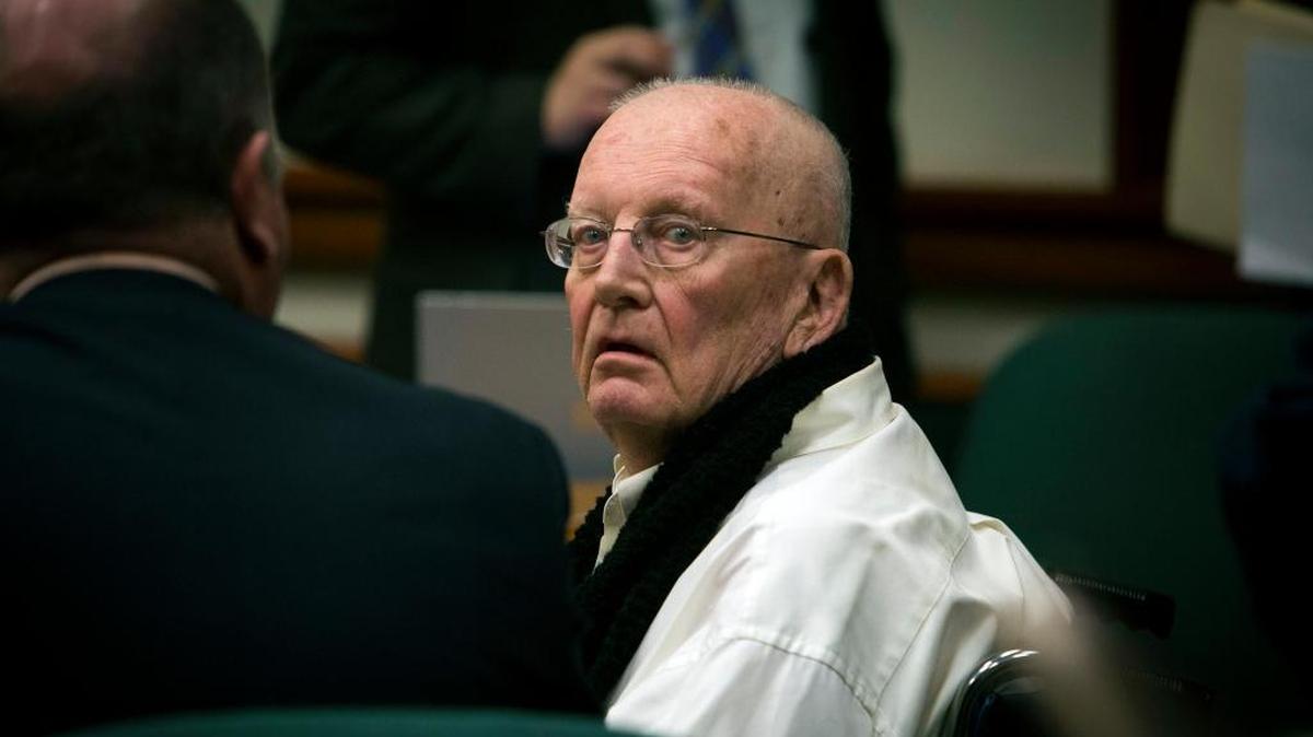 The Rev. W. Thomas Faucher, pictured here at a March 13, 2018, hearing, pleaded guilty on Friday to five charges.