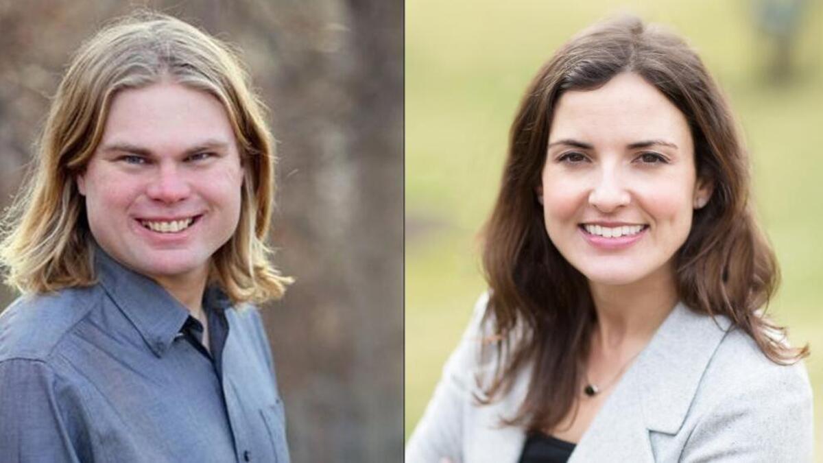 Erik Berg, left, and Diana Lachiondo
