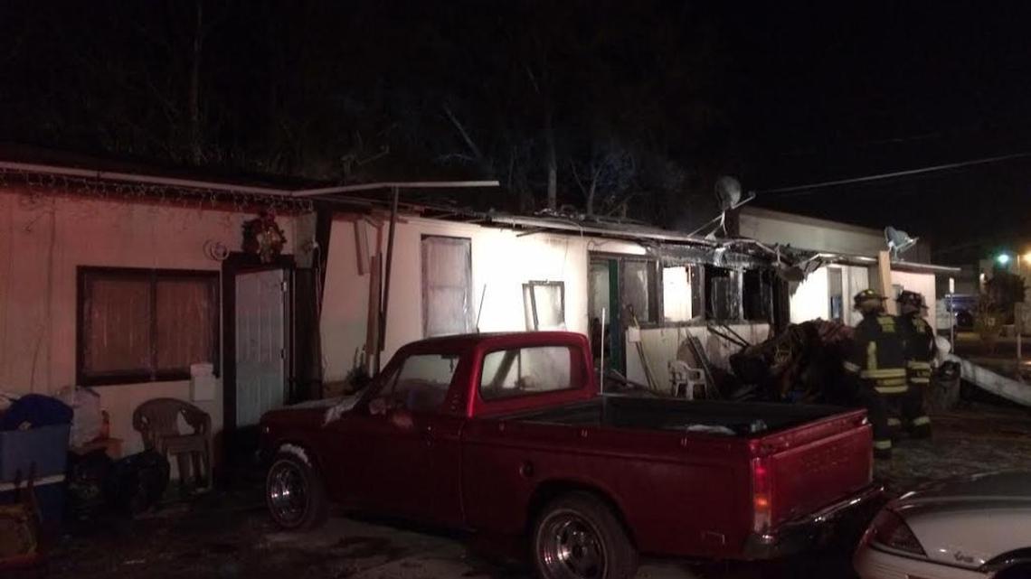 Boise firefighters responded to an apartment fire at a fourplex near State Street Tuesday evening.