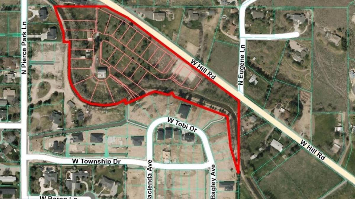 Developer Jim Conger is proposing to build 30 homes along the south side of Hill Road in Boise’s Collister neighborhood.