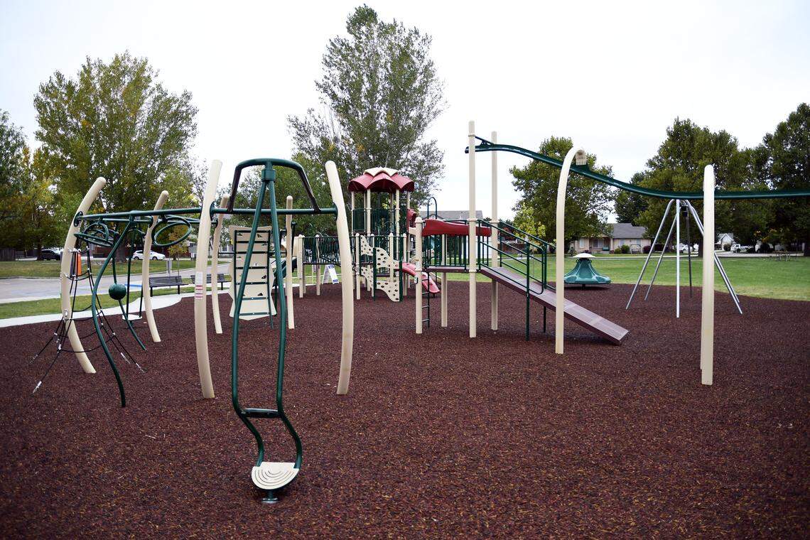 Cottonwood Park’s new accessible playground has opened. It is designed for users of all ages, abilities and stages of development. Features include climbing walls, swings and a 100-foot zipline.