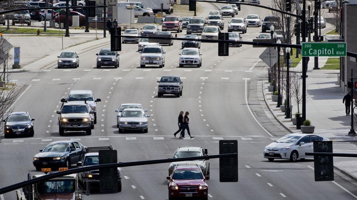 Pedestrians often face less-than-friendly conditions when they try to get around — or across, in the case of the five lanes of Front Street Downtown — without a car. Boise wants to change how it plans for transportation to emphasize walkers, cyclists and transit.