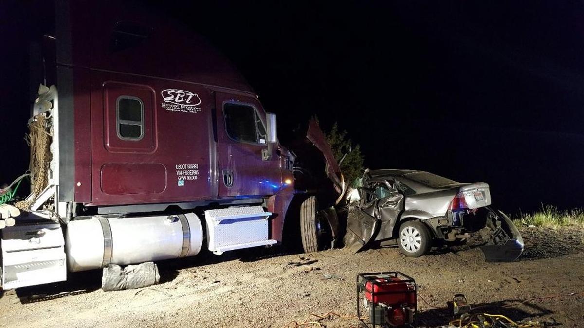 A Boise woman died after a head-on collision with a semi on Highway 20, according to Oregon State Police.
