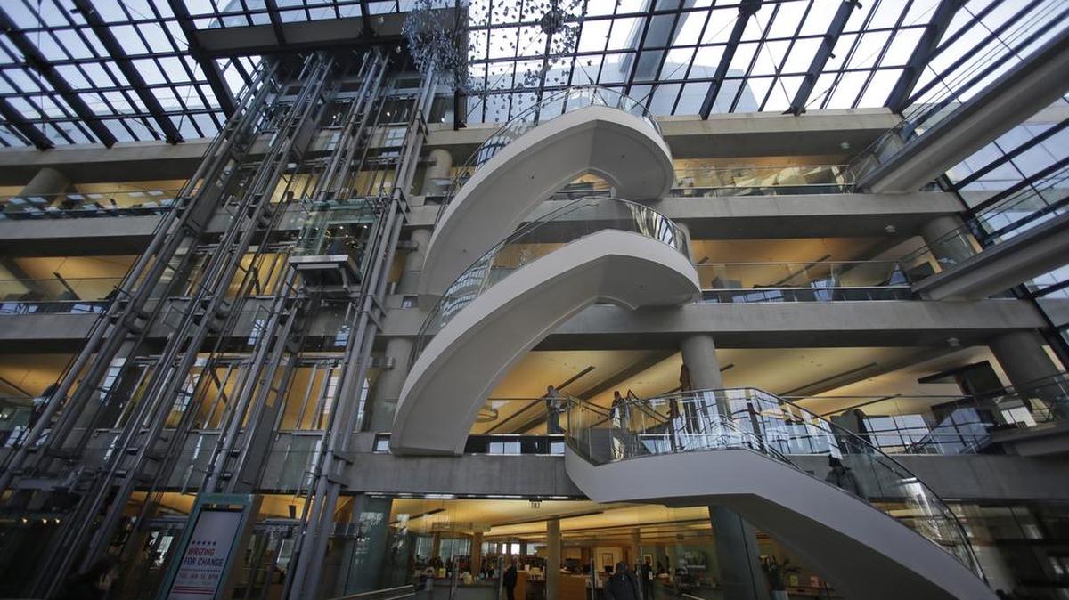 Architect Moshe Safdie designed the Salt Lake City Library, whose interior is shown here, as a place to linger, not just find books. It includes a rooftop garden, cafe, shops and rotating art exhibits. The library hosts film lectures and, occasionally, live music. The Boise City Council is scheduled to vote Tuesday on a proposal to hire Safdie to design a new main library here.