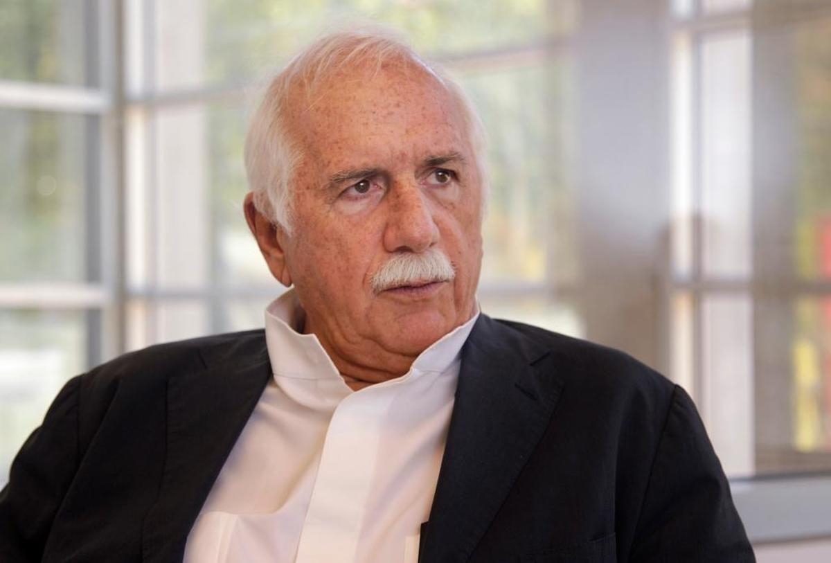 Moshe Safdie designed the Crystal Bridges Museum of American Art in Bentonville, Arkansas, where this picture was taken in 2011. The museum was created using pieces acquired by Wal-Mart heir Alice Walton, who wanted to build something special in her hometown.