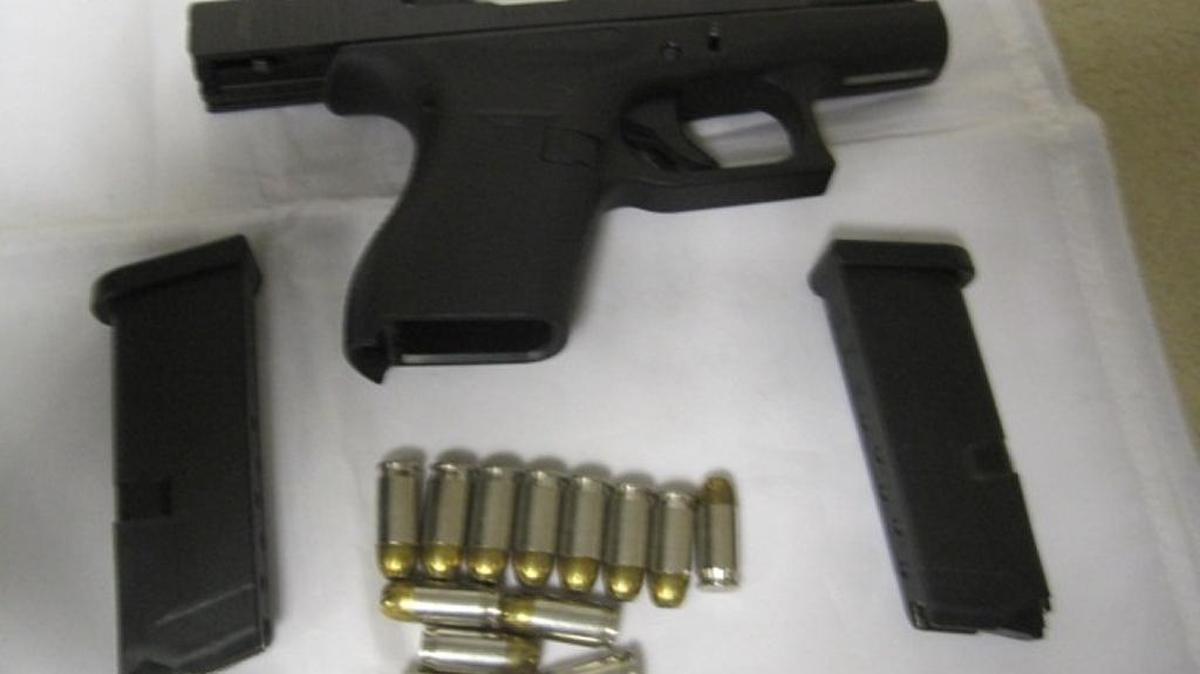 A passenger attempted to take this gun through Boise Airport security, according to the TSA.