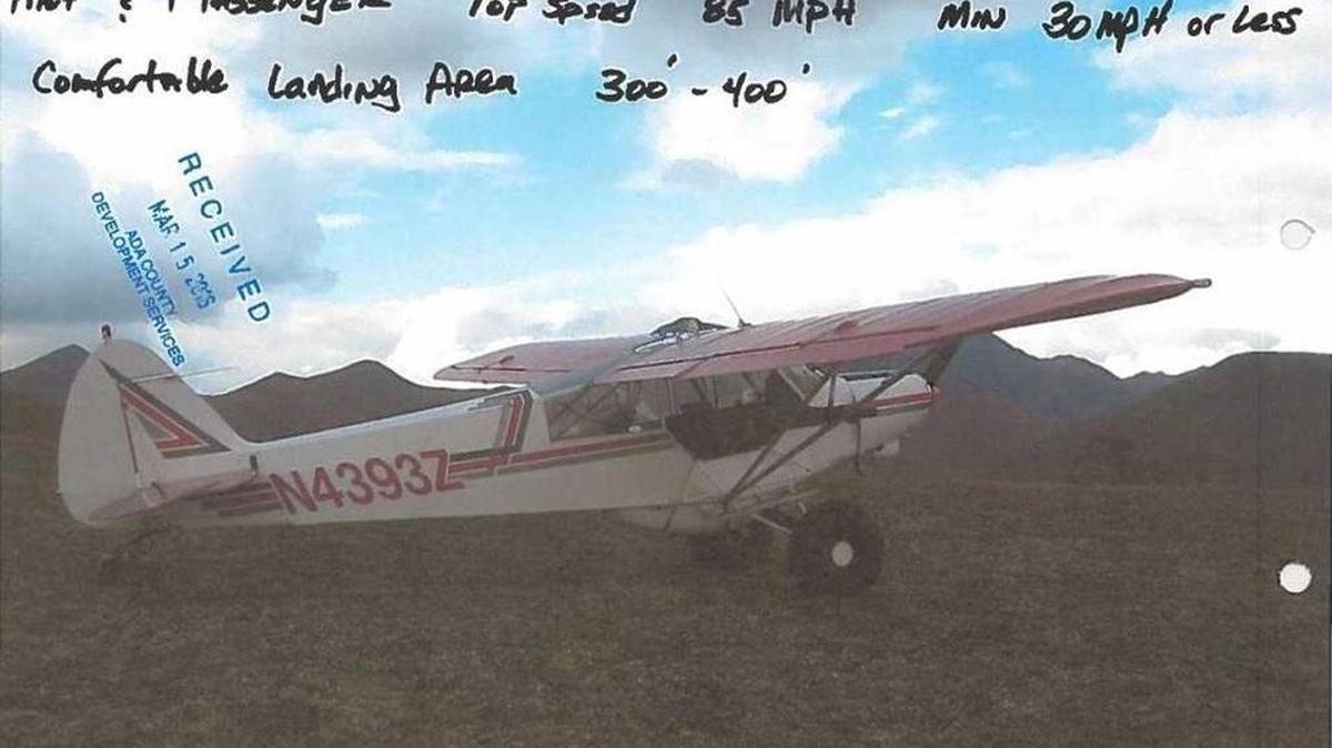 Dean Hilde’s airplane.