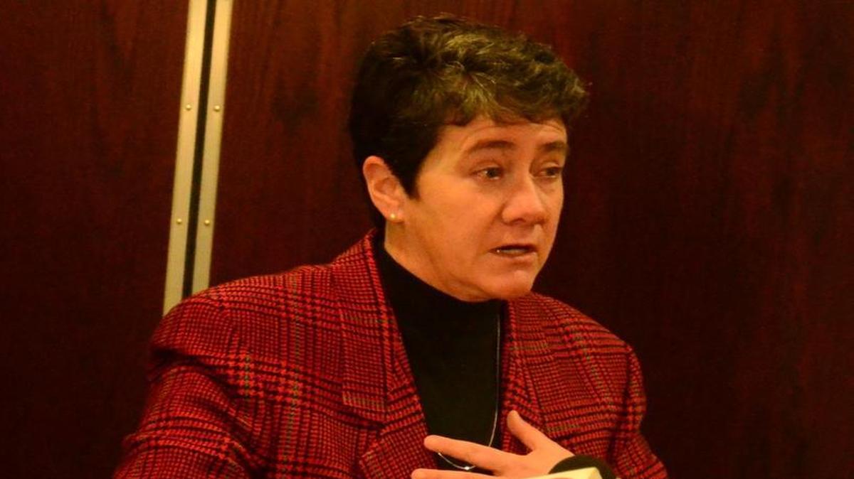 U.S. Attorney for Idaho Wendy Olson speaks to reporters Thursday. Last week, Olson, who has served as Idaho’s top federal law enforcement officer since June 2010, submitted her resignation. She will leave office Feb. 25.