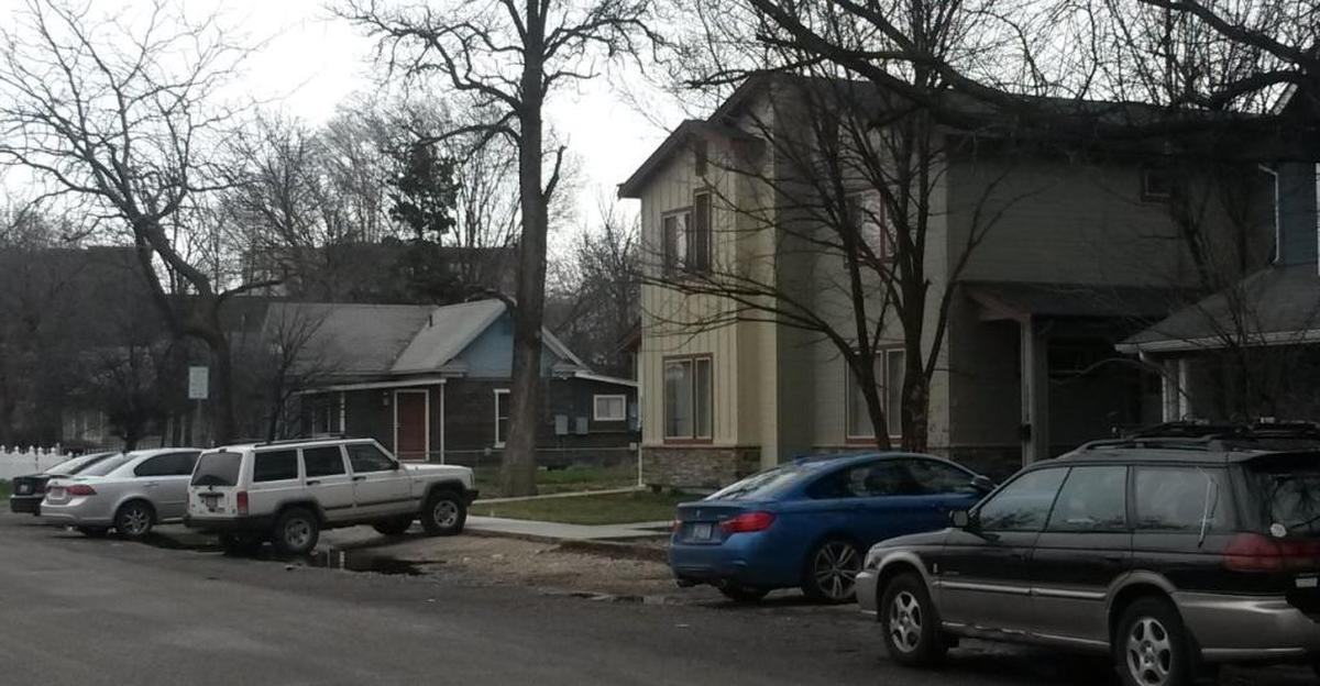 Parking perpendicular to the street in front of a handful of “duplexes” south and east of the Boise State University campus raised concerns.