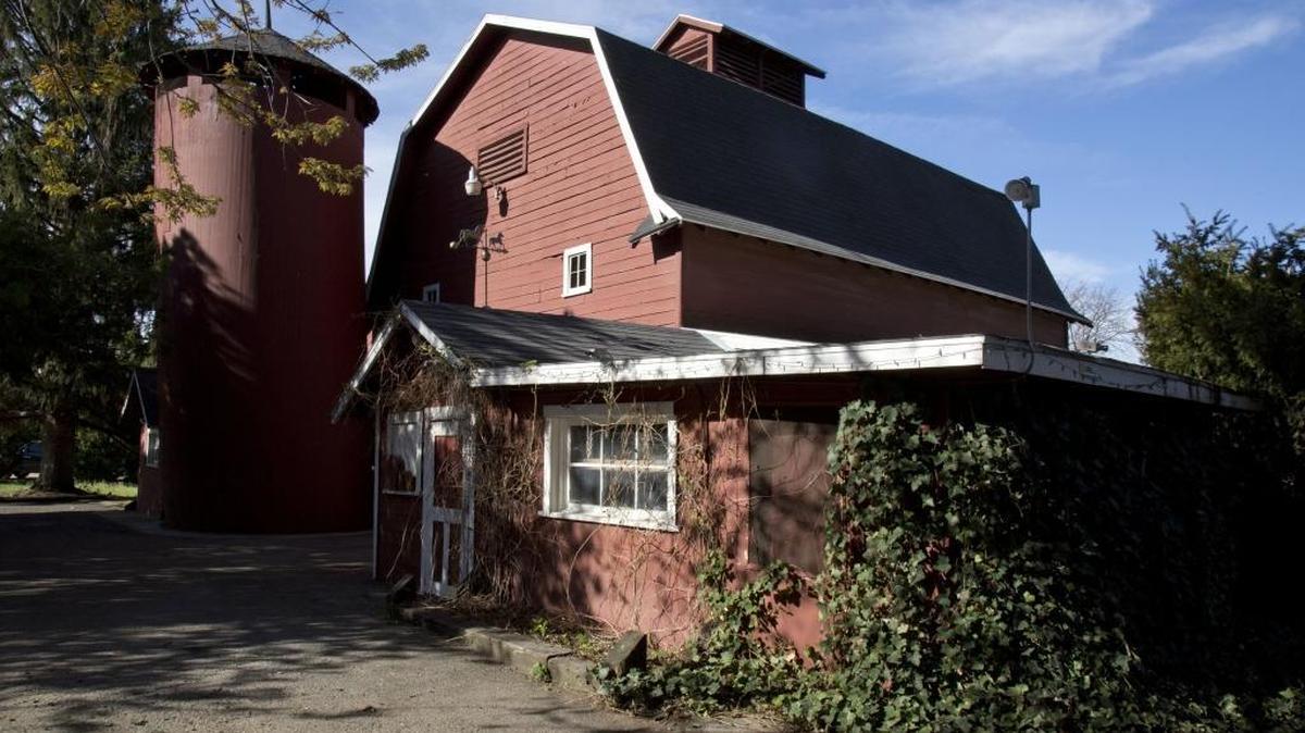 The barn at the Spaulding Ranch in 2016, soon after the city of Boise acquired the ranch with plans to turn it into a park with a working farm.