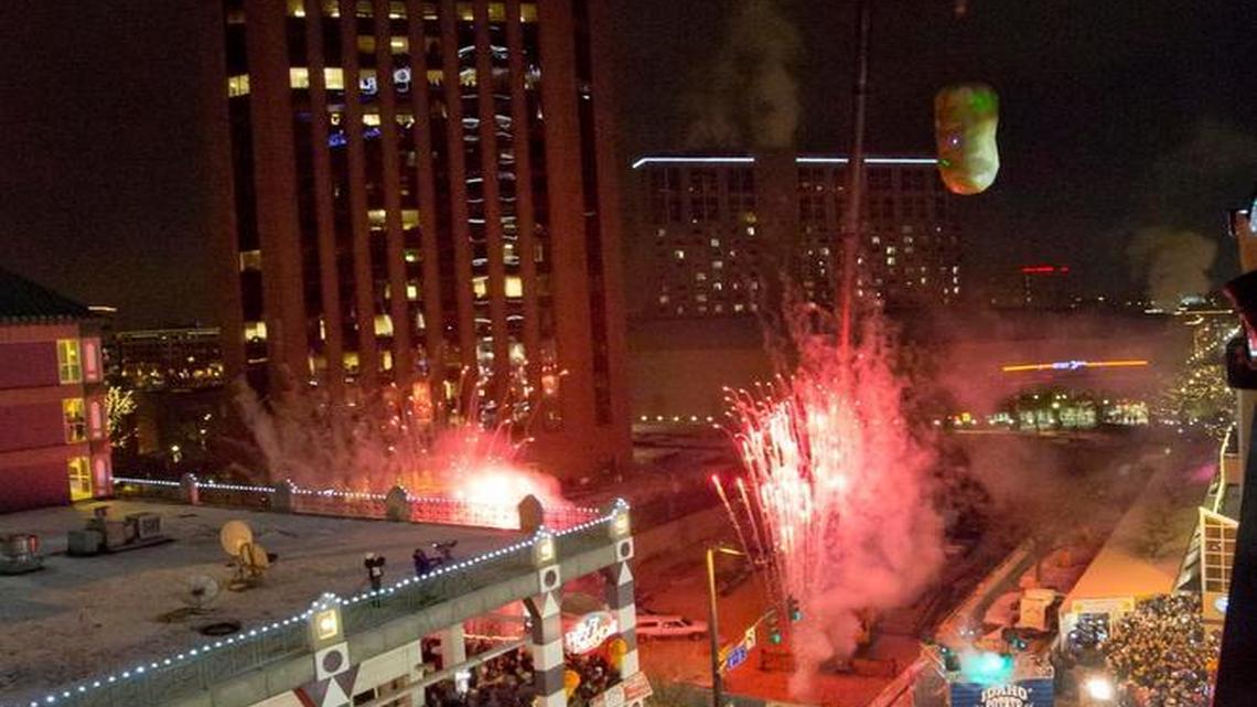 The second Idaho Potato Drop brought thousands of people downtown to ring in 2015.