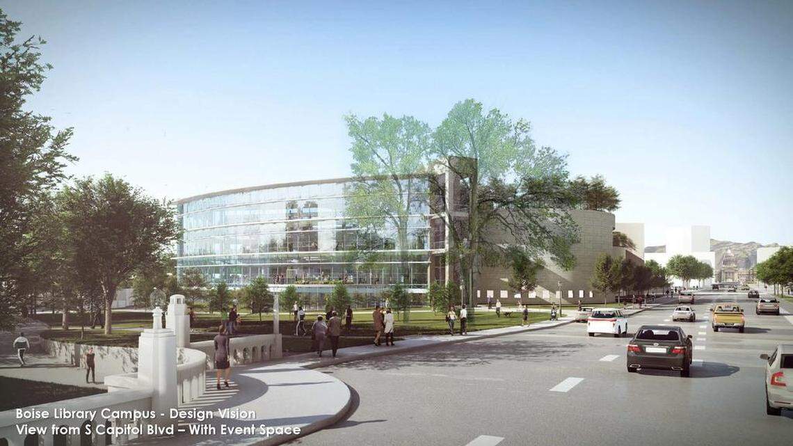 The Cabin, a writing academy based in a 78-year-old building south of Boise's main library, is absent from plans for a new library. Though the new building wouldn't overlap The Cabin's headquarters, it would come close to touching it, raising concerns that The Cabin and its building might have to move.