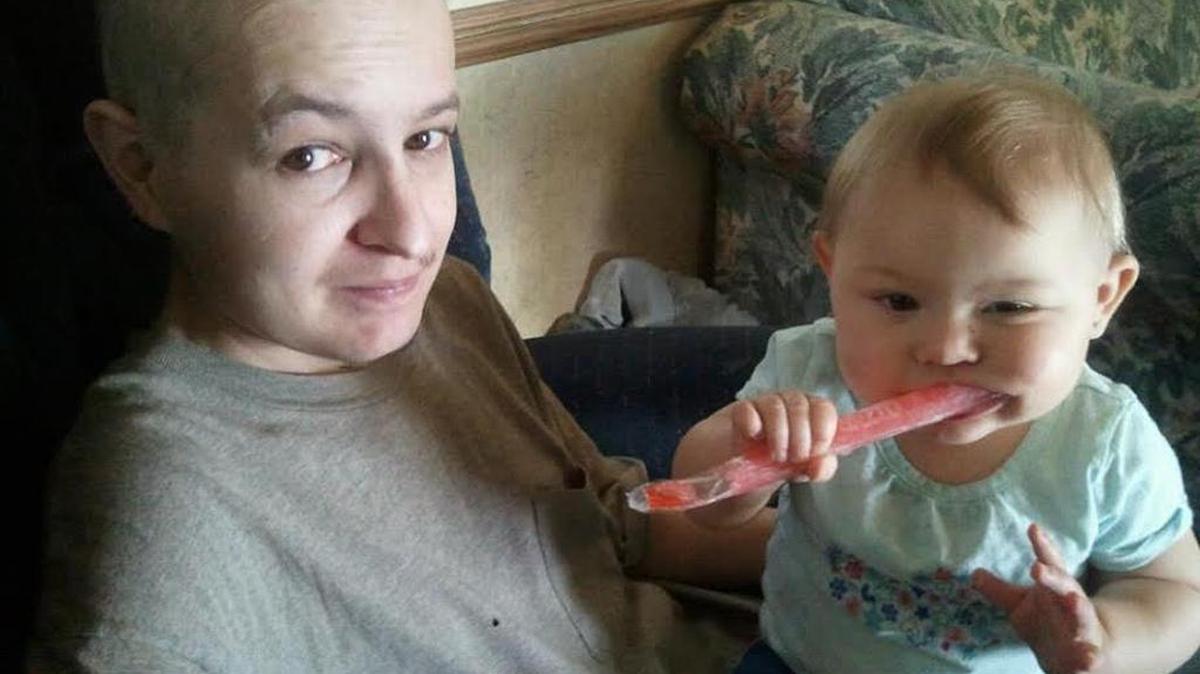 Alan Poulton cared for his niece, Secret Leigh Oster, every day while Secret’s mom attended classes at Boise State University. Secret, an infant when this photo was taken, is now 3 years old.