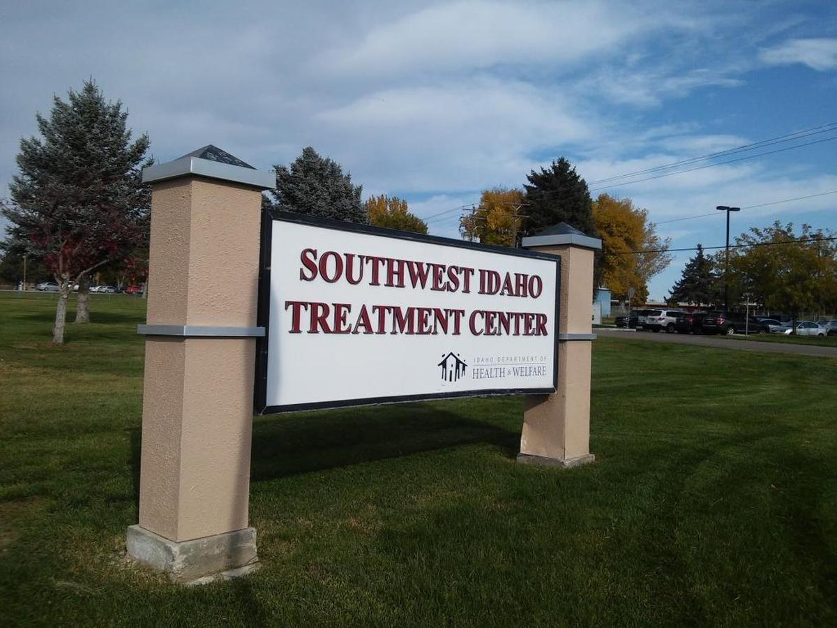 Sign at the entrance to the Southwest Idaho Treatment Center.