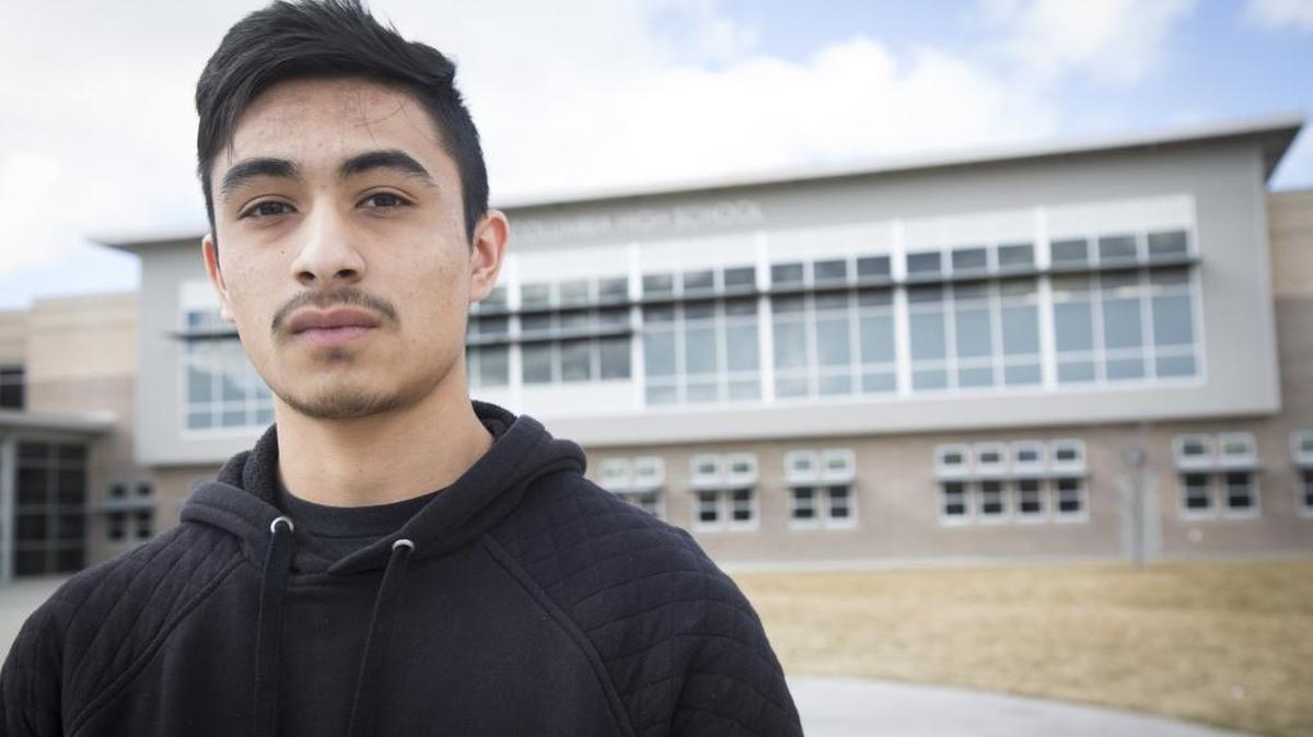Columbia High School senior Antonio Ballesteros rescued a girl who was being attacked by an assailant with a knife in the school parking lot. He is credited with saving her life, although he brushes off his heroism. “One more blow and you never know where that knife would have landed,” said School Resource Officer Brad Workman.