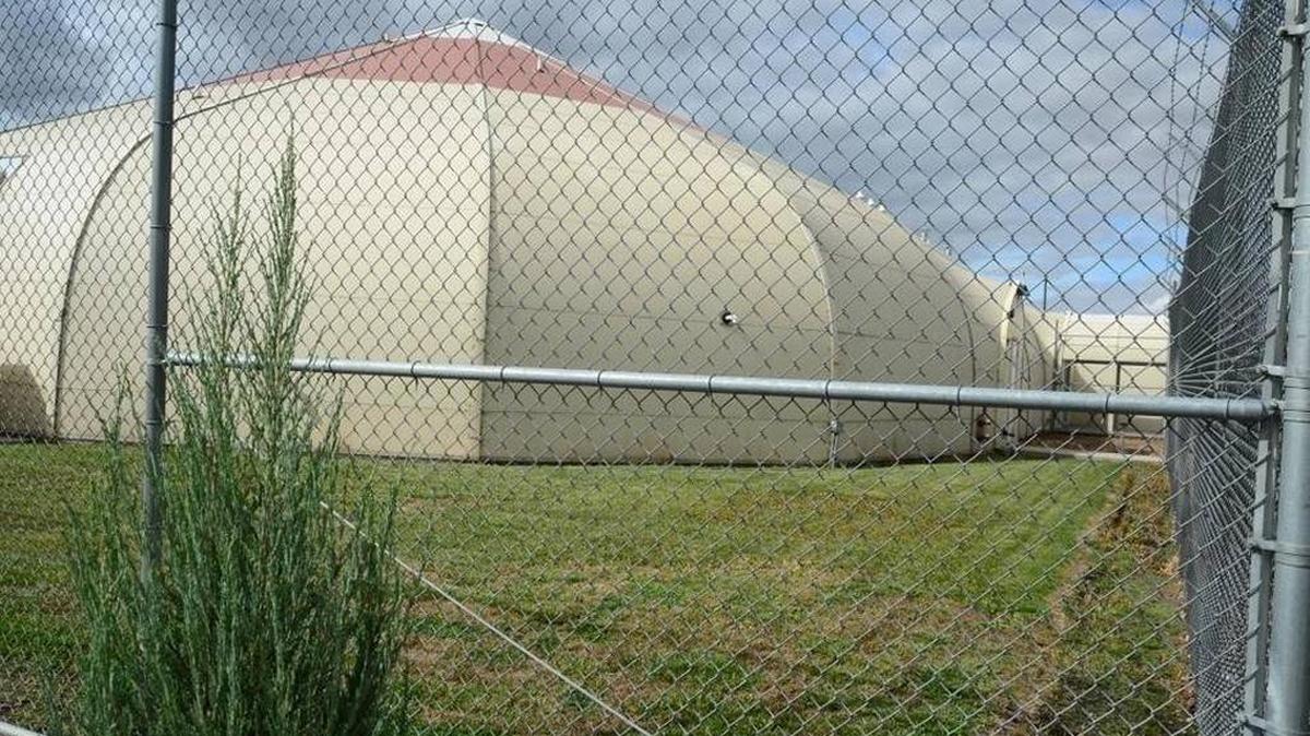The tent facility across the street from the Canyon County jail was designed for work release inmates, and two county commissioners want the Caldwell City Council to force the county to revert to that purpose rather than continue to house other inmates there.