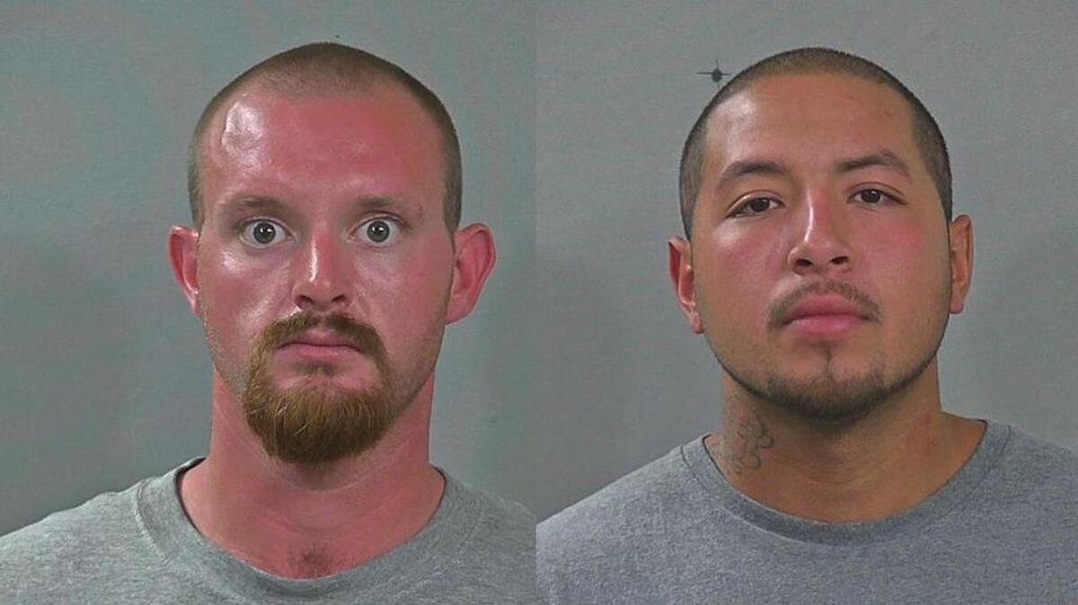 Jeffrey Duvall, left, and Juan Cervantes