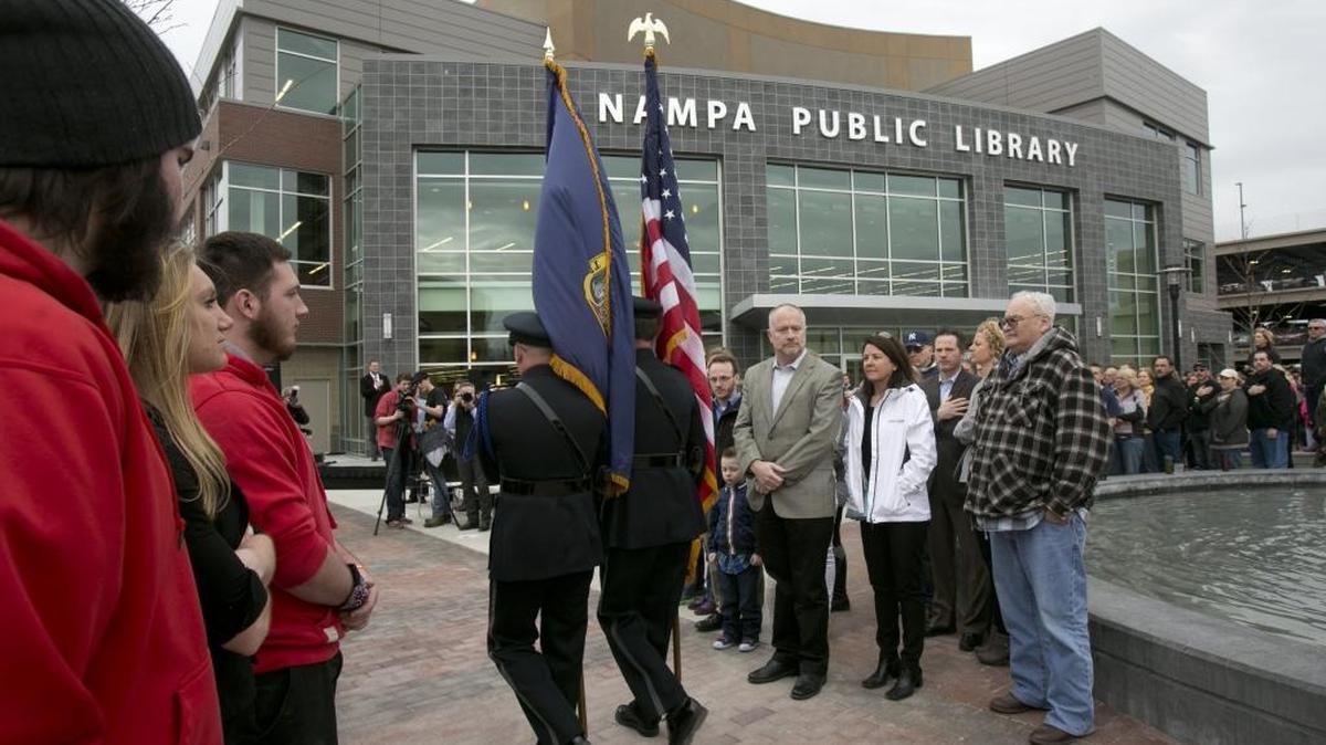 Nampa’s long-awaited new library downtown drew crowds when it opened in March 2015.