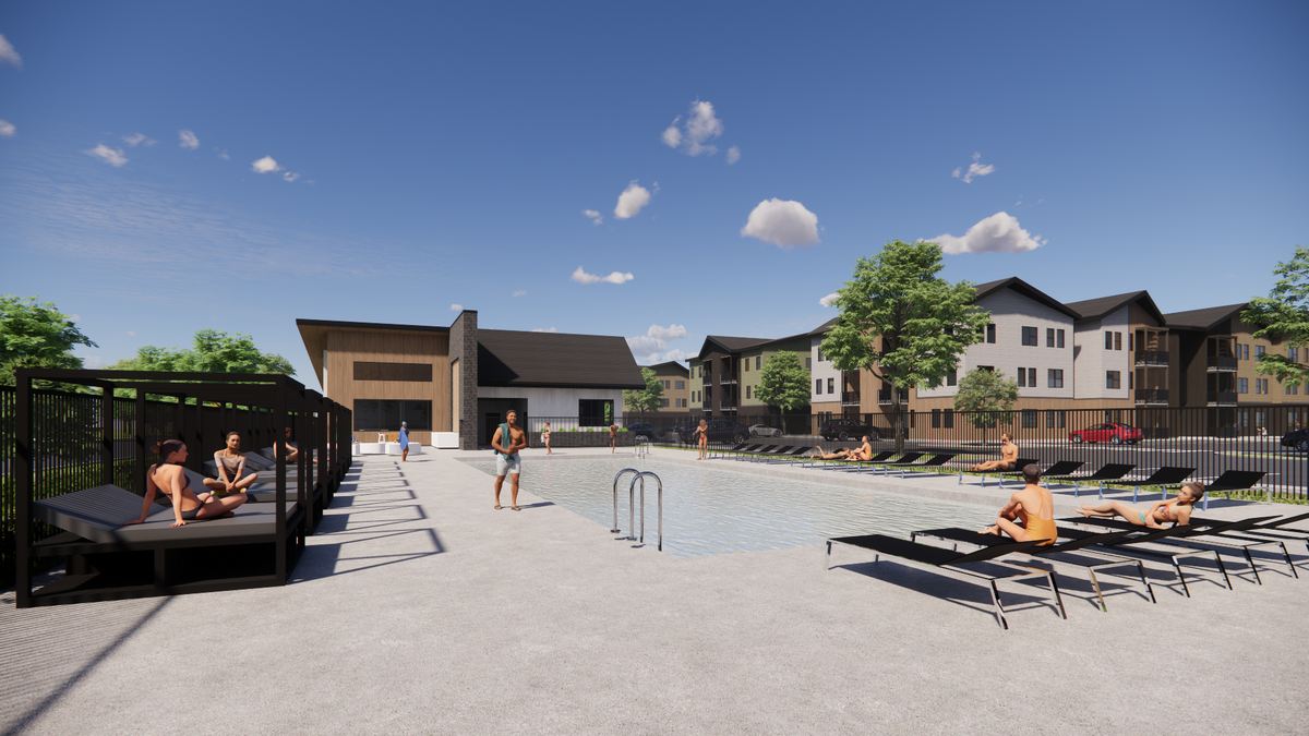 Blayden Subdivision would include apartments, single family townhouses, office buildings potentially including a daycare, a coffeeshop and a pool.