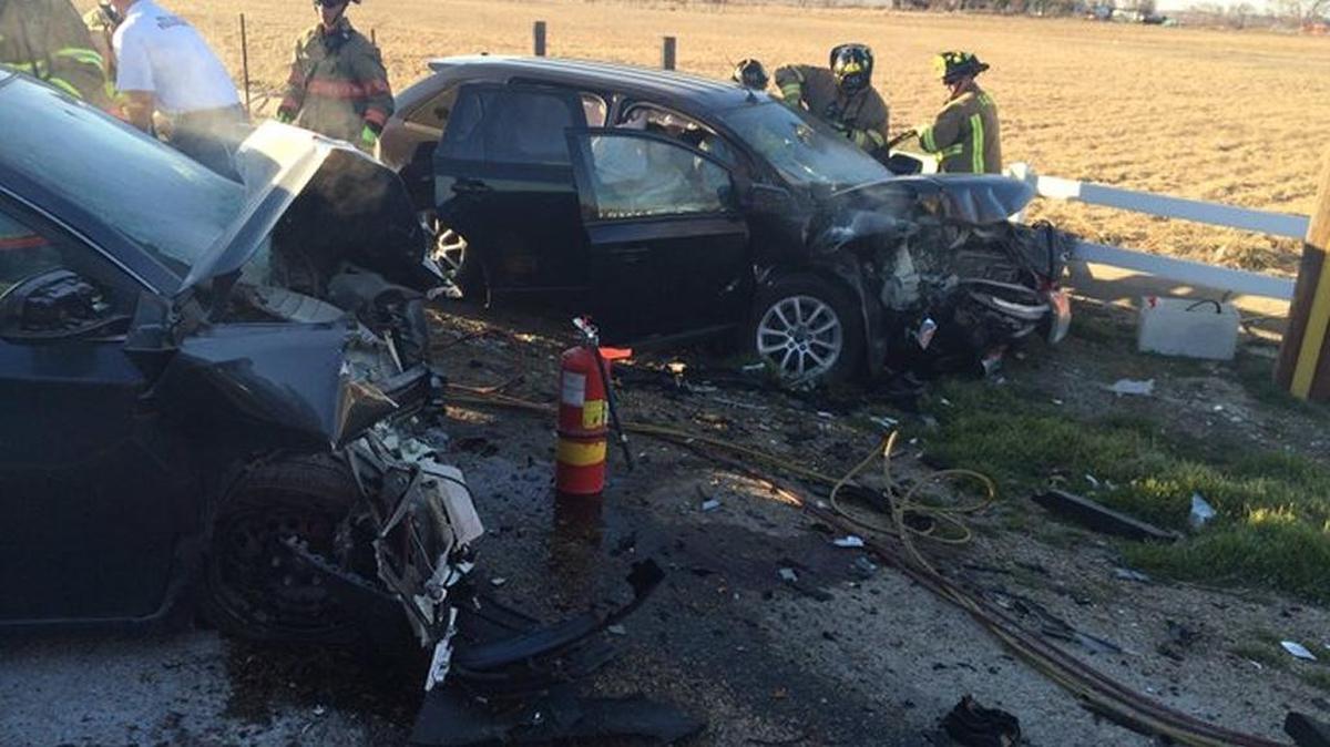 Three people were injured and extrication was required after this Thursday evening crash on Chinden Boulevard.