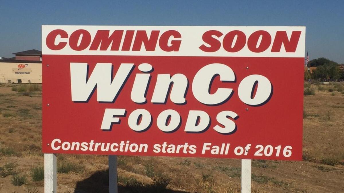 WinCo plans to build a new store in Meridian on Overland Road west of Eagle Road.