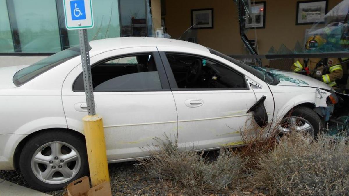 An 83-year-old woman drove her vehicle into Saint Alphonsus Medical Center in Nampa on Wednesday afternoon.