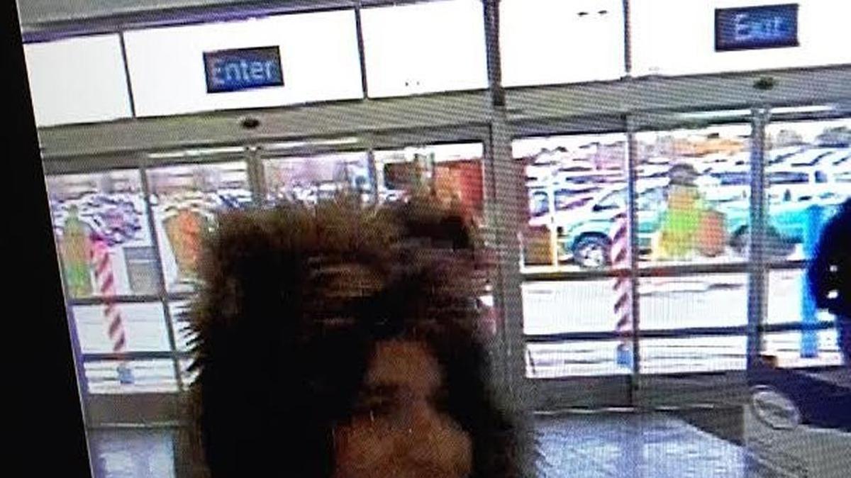 Meridian police distributed this photo of a man in a distinctive hat who reportedly stole a cart rfull of items from a Fairview Avenue Wal-Mart.